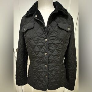 Weatherproof Black Quilted Jacket, Size S.